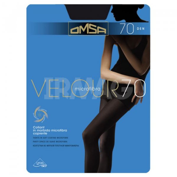 Колготки Omsa Velour 70 den размер 4 nero IRMAG RU