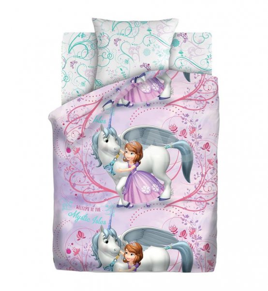 Постельное белье ОТК 1,5-спальное Детское София Прекрасная и Единорог