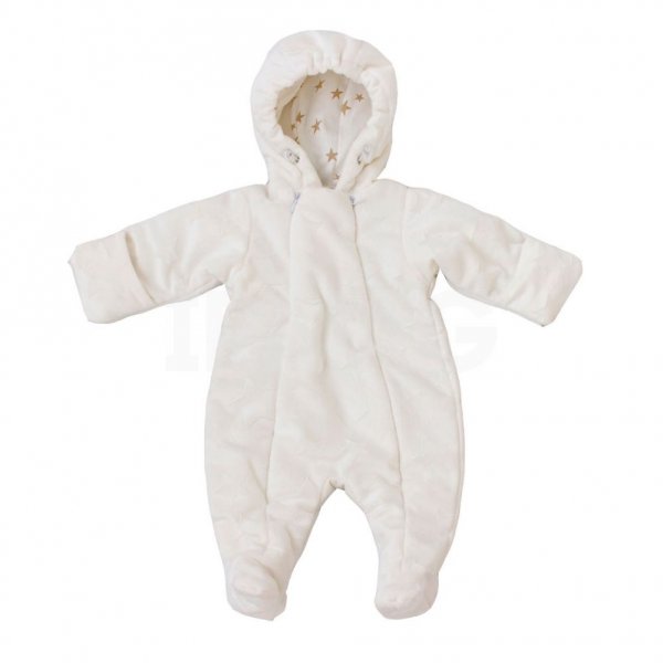Комбинезон Крошкин дом Звездочки белый, размер 68-74 см