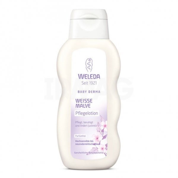 Молочко детское для тела Weleda Weisse Malve для гиперчувствительной кожи с алтеем (200 мл)