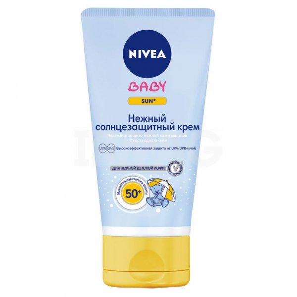 Крем солнцезащитный детский Nivea Sun от 3 до 36 месяцев SPF50 (75 мл)