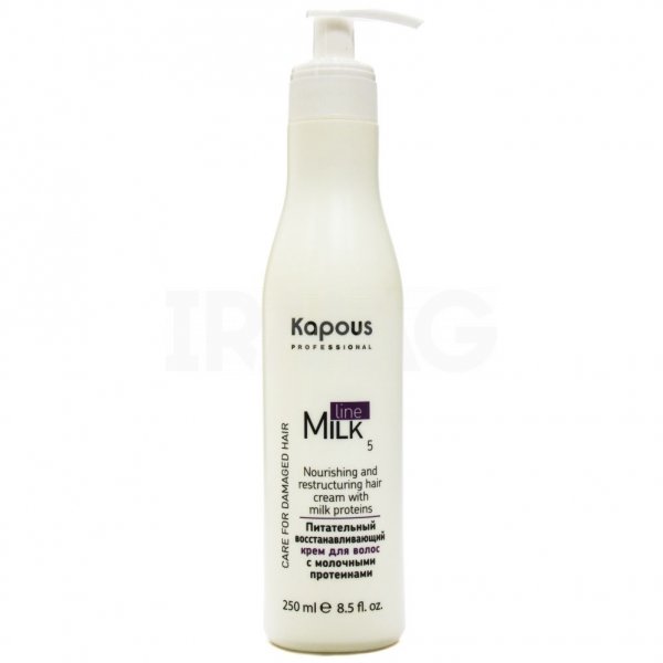 Крем для волос Kapous Professional Milk Line питательный восстанавливающий (250 мл)