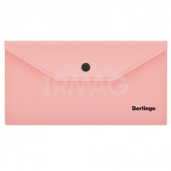 -конверт Berlingo на кнопке С6 Фламинго - IRMAG.RU