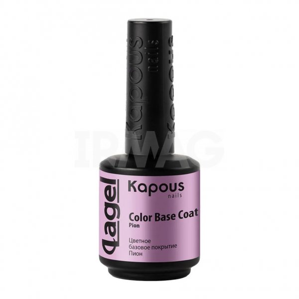 Базовое покрытие для ногтей Kapous Nails Эластичное (15 мл) - Пион