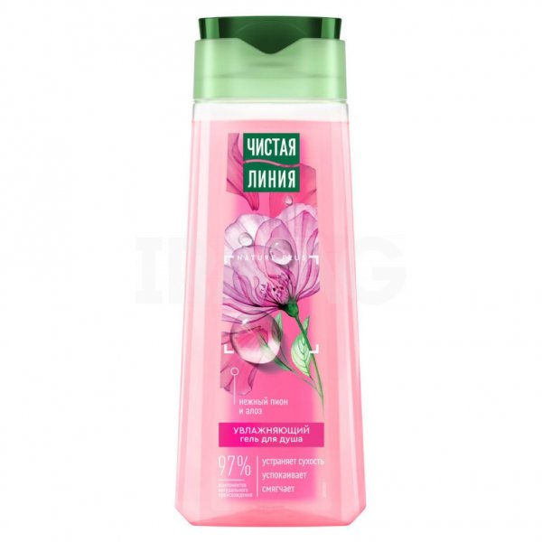 Гель для душа Чистая Линия Увлажняющий Пион и алоэ (250 мл)