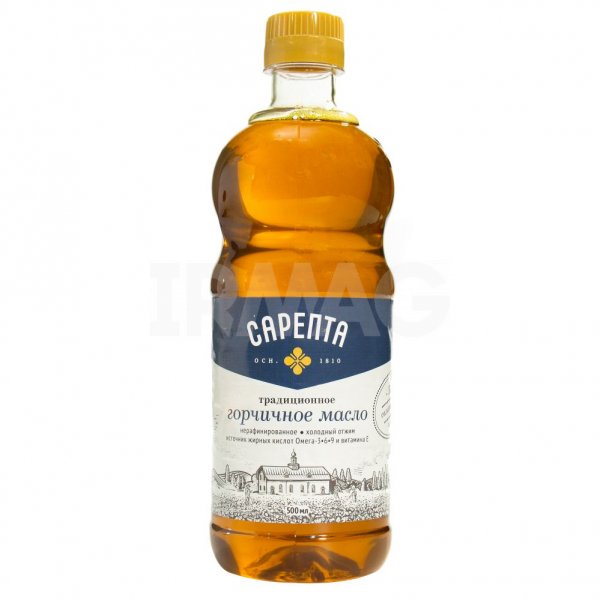 Масло горчичное Сарепта нерафинированное (450 г)
