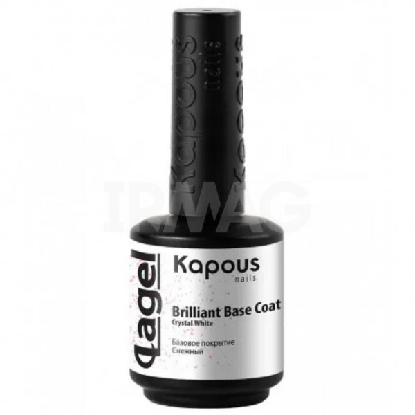 Базовое покрытие для ногтей Kapous Nails Эластичное (15 мл) - Снежный
