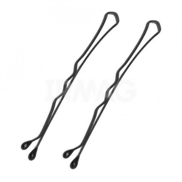 Невидимки для волос Dewal SLN50V Волна 50 мм (60 шт) - Черные