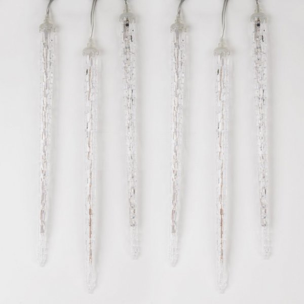 Гирлянда-занавес светодиодный Uniel фигурный Сосульки Синий свет (2,7 х 0,42 м)