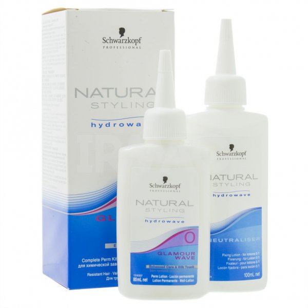 Комплект для химической завивки Natural Styling Glamour Wave №0 (180 мл)