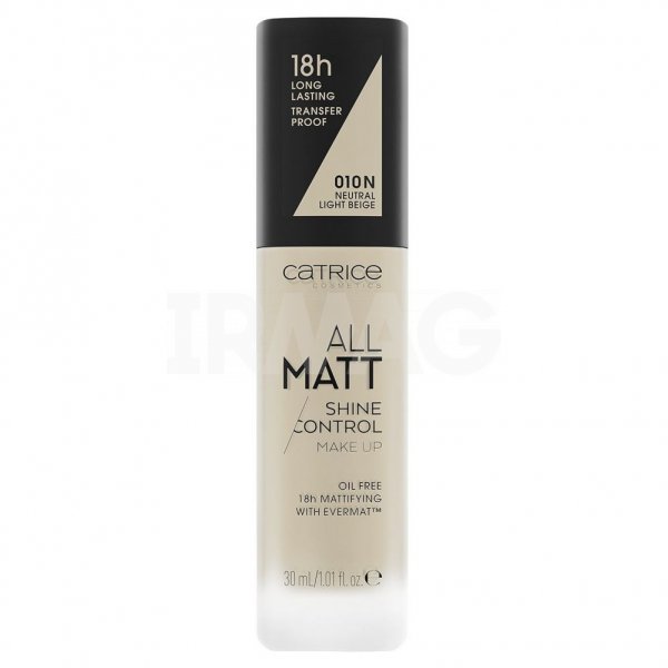 Тональная основа Catrice All Matt Shine Control Make Up (30 мл) - 010 N Neutral Light Beige