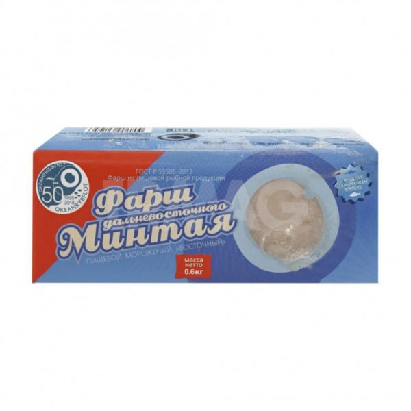 Фарш минтая дальневосточного Морской меридиан (600 г)