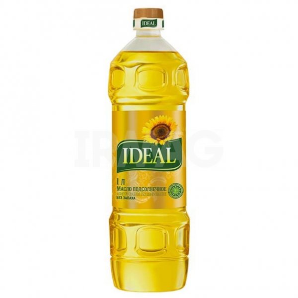 Масло подсолнечное Ideal рафинированное дезодорированное (1 л)