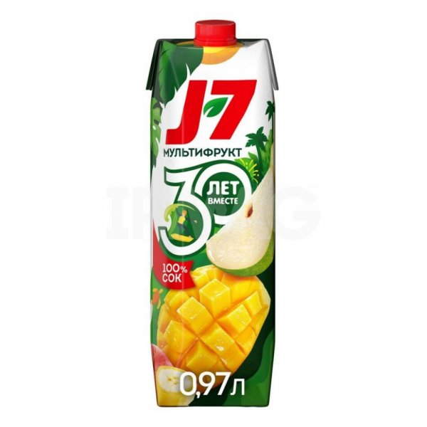 Сок J7 Мультифрукт с мякотью (970 мл)