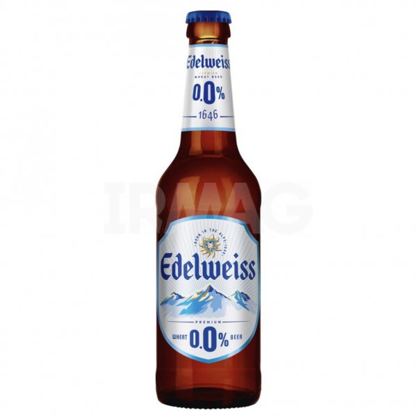 Пиво Edelweiss безалкогольное светлое пшеничное нефильтрованное (450 мл)