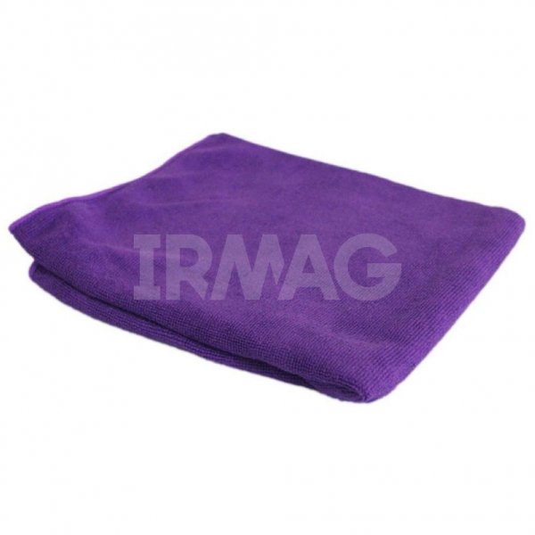 Тряпка для пола Рыжий кот M-02F микрофибра фиолетовая (40 х 50 см)