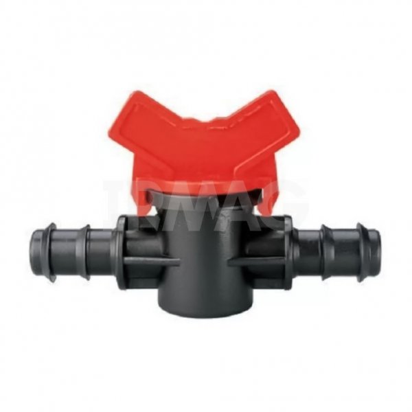 Кран проходной для шланга пластик (16 х 16 мм)