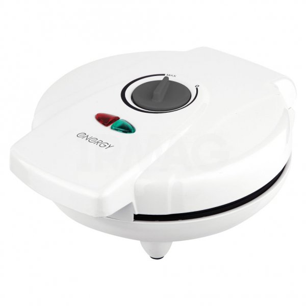 Вафельница Energy EN-224 белая 1200Вт с конусом для рожков