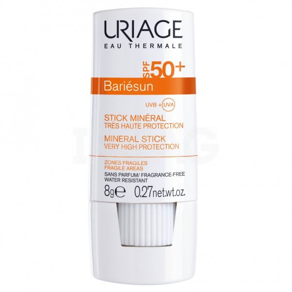 Стик для уязвимых зон кожи лица и тела Uriage Bariesun минеральный SPF50+ (8 г)