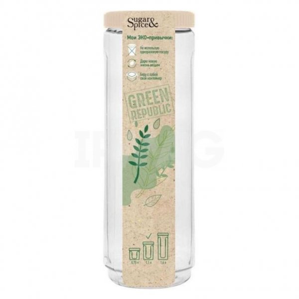 Банка для сыпучих продуктов Sugar&Spice Green Republic (1,6 л)