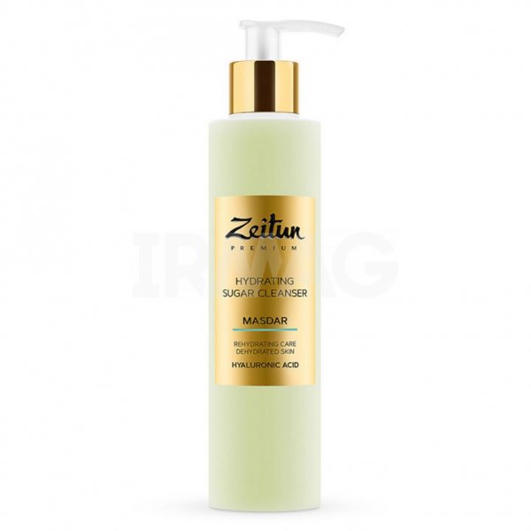 Гель для умывания Zeitun Masdar сахарный с гиалуроновой кислотой (200 мл)