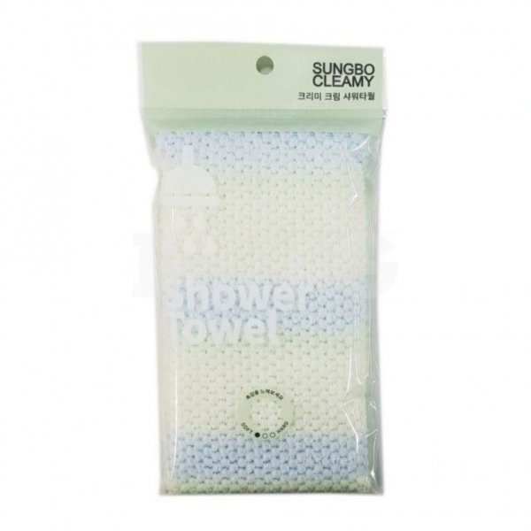 Мочалка для тела Sungbo Cleamy Cream Shower Мягкая (22 х 90 см)