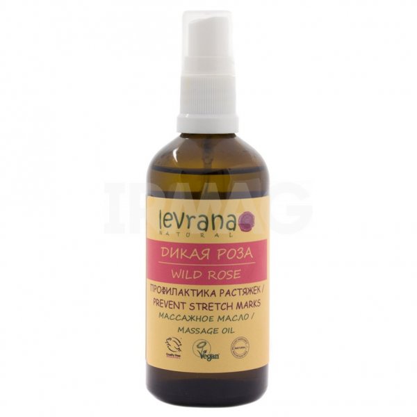 Масло натуральное Levrana Дикая роза Профилактика растяжек (100 мл)