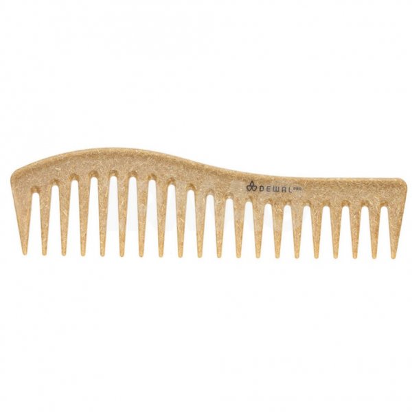 Гребень для волос Dewal Ecology EK-4797 волна, широкий, бежевый