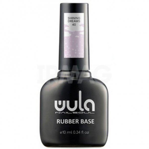 База для ногтей Wula NailSoul Shining dream каучуковая камуфляжная светоотражающая (10 мл) - №40