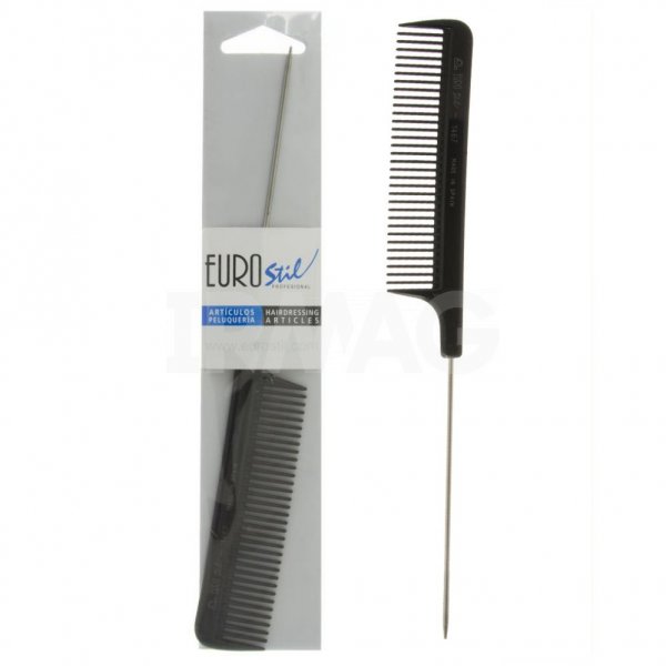 Расческа для волос Eurostil 05467 металлический хвостик (215 мм)
