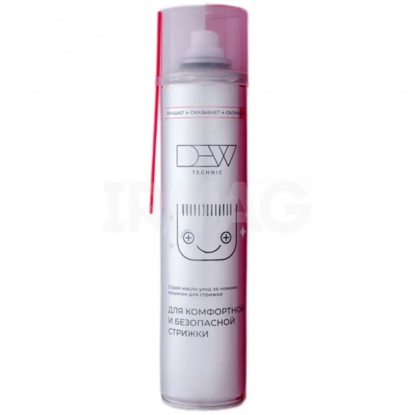 Спрей масло-уход за ножами машинок для стрижки Dew Technic (400 мл)