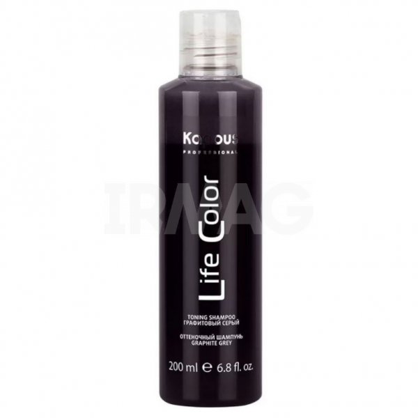 Шампунь оттеночный Kapous Professional Life Color (200 мл) - Графитовый серый