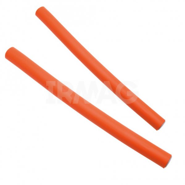 Бигуди-бумеранги Dewal оранжевые, 240х18 мм (10 шт)