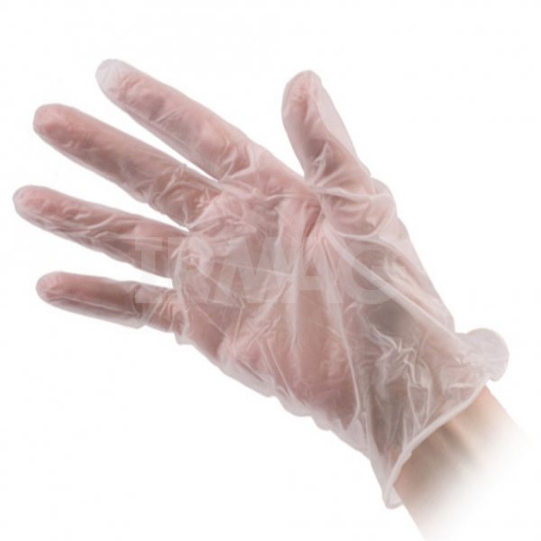 Перчатки Dewal MV0003 виниловые (100 шт) - Размер S