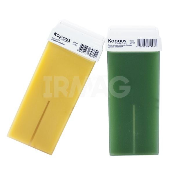 Воск жирорастворимый Kapous Depilation для всех типов кожи в картридже (100 мл) - Ваниль