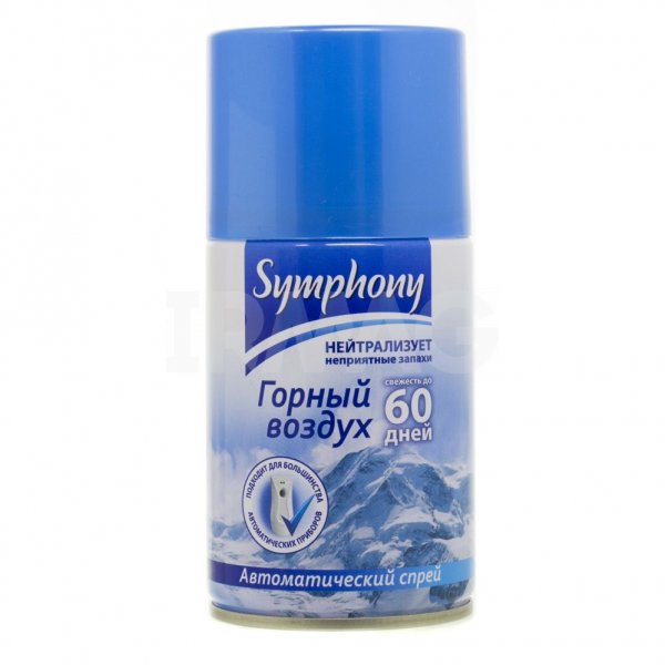 Сменный баллон для освежителя воздуха Symphony (250 мл) - Горный Воздух