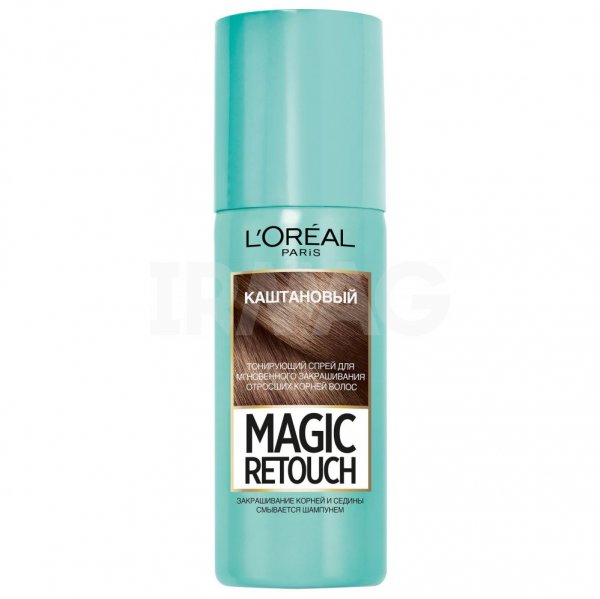 Спрей тонирующий для волос L'Oreal Magic Retouch для мгновенного закрашивания отросших корней (75 мл) - 03 Каштановый