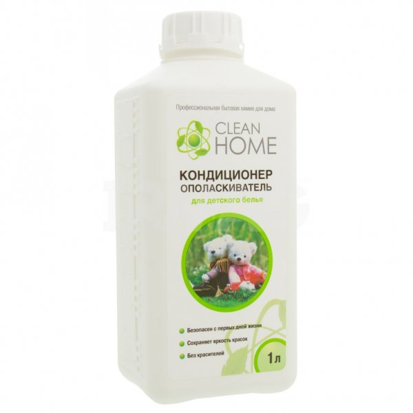 Кондиционер-ополаскиватель для белья Clean Home Детский (1 л)