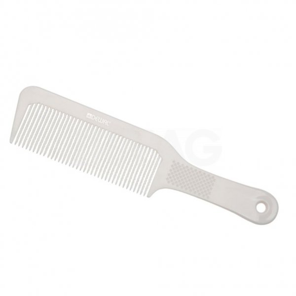 Расческа для стрижки под машинку Dewal Barber Style CO-007/6 белая (22 см)