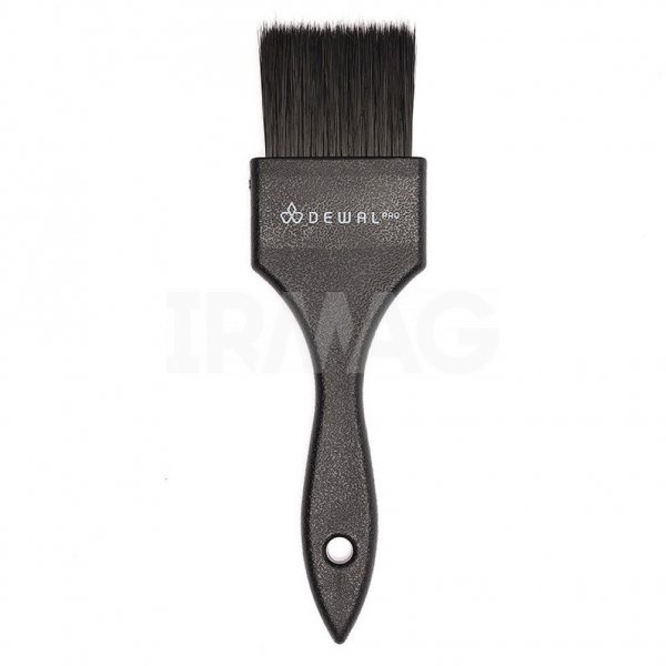 Кисть для окрашивания Dewal T-50 с черной прямой щетиной, черная (55 мм)