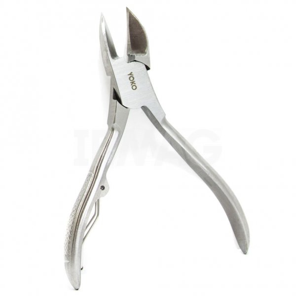 Кусачки для педикюра Yoko SK 019 матовые, одинарная пружина (17 мм)