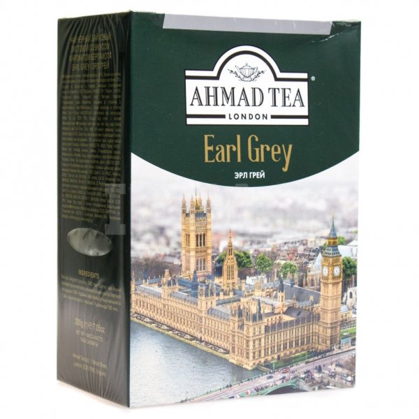 Чай черный Ahmad Tea Earl Grey с бергамотом листовой (200 г)