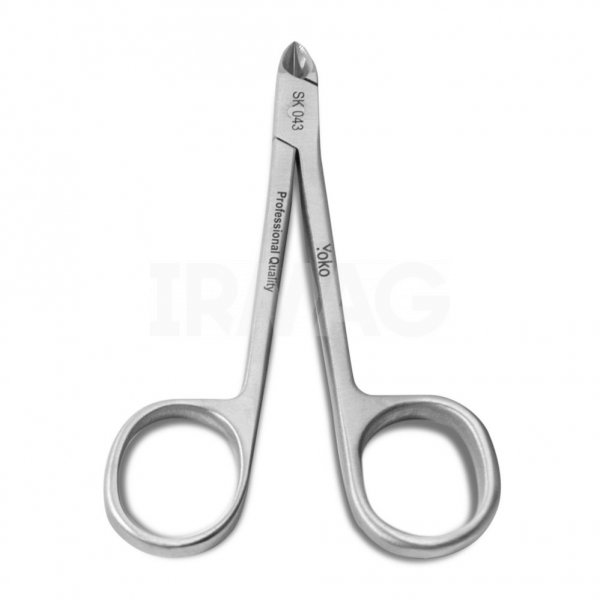 Кусачки для педикюра Yoko SK 043 Глазки с пяткой (8 мм)