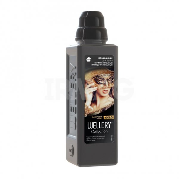 Кондиционер для белья Wellery Collection Gold кофе и цветы апельсина (900 мл)
