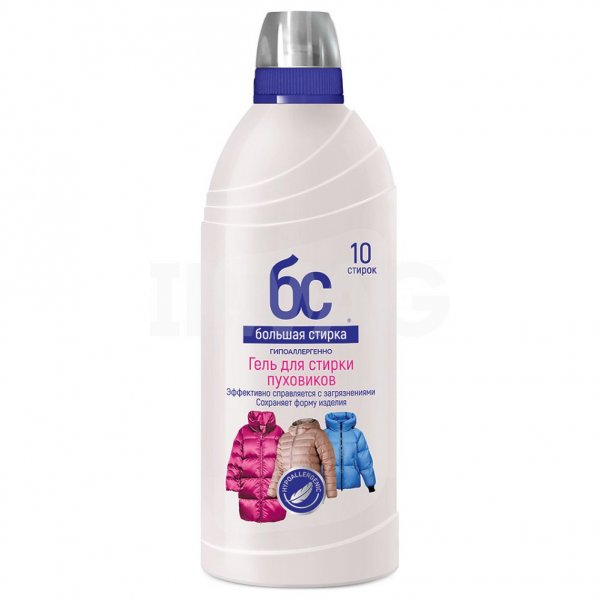 Гель для стирки Большая Стирка Гипоаллергенно для пуховиков (500 г)