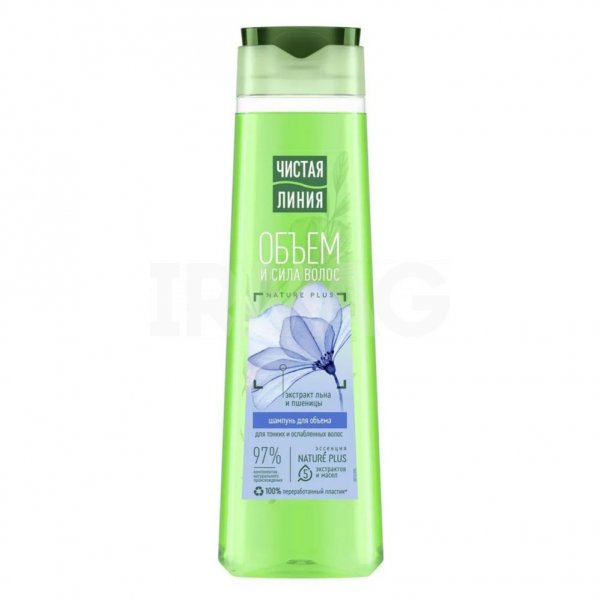 Шампунь Чистая Линия Фитотерапия Объем и сила Пшеница и лен (400 мл)
