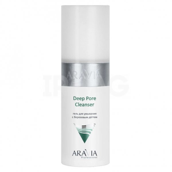 Гель для умывания Aravia Professional Deep pore cleanser с березовым дегтем (150 мл)