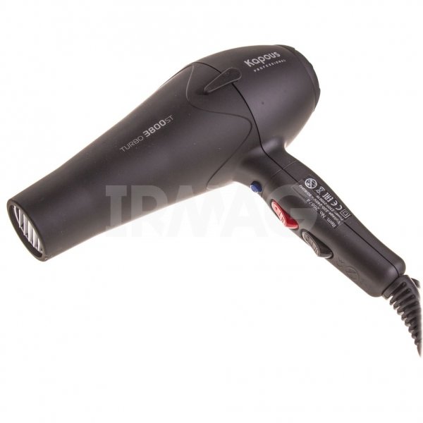 Фен Kapous Turbo 3800ST черный