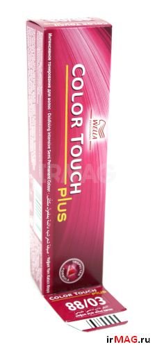 Крем-краска оттеночная Wella Color Touch Plus (60 мл) - 88/03 Имбирь