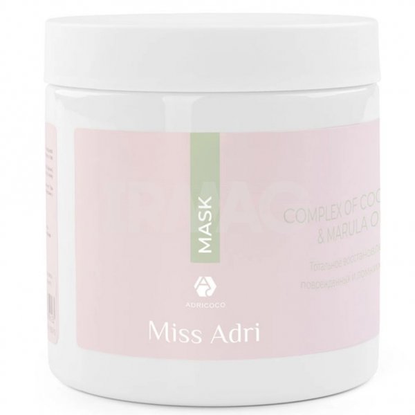 Маска для волос Adricoco Miss Adri Complex Of Coconut & Marula Oil Восстанавливающая (500 мл)